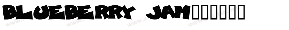 blueberry jam字体转换